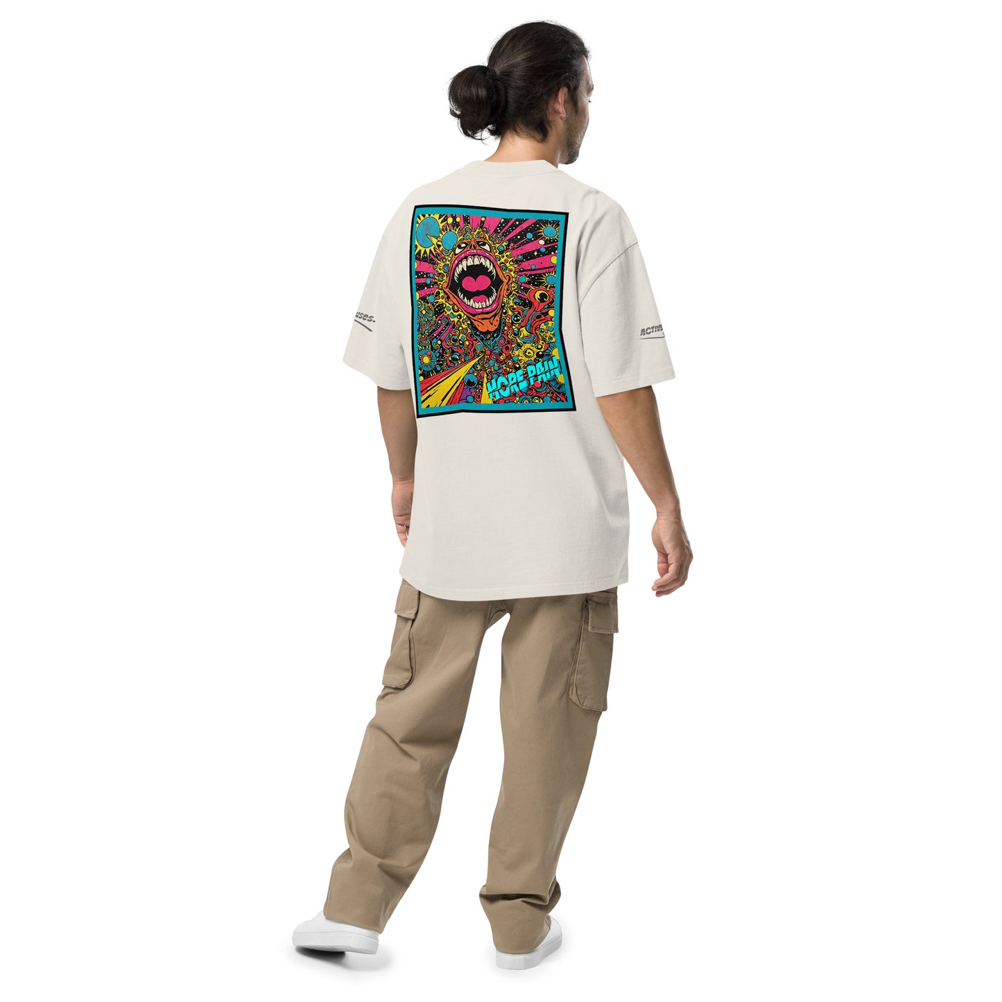 Pump Cover Oversized faded t-shirt