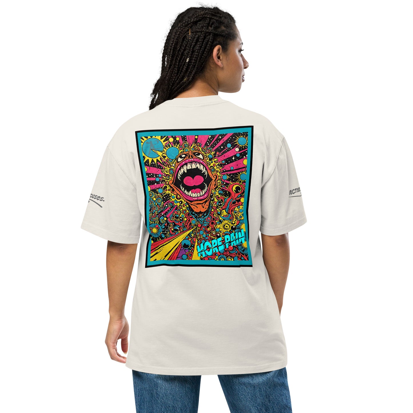 Pump Cover Oversized faded t-shirt
